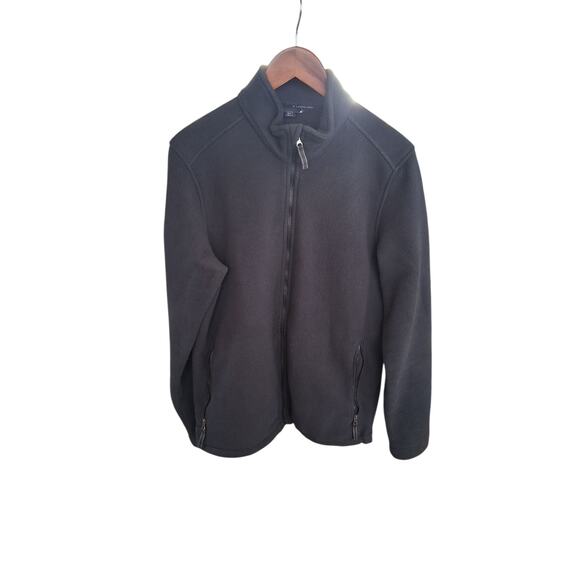 Lands End Mens size M/T 38-40 Gorpcore Outerwear Fleece Zip Jacket Grungecore - Picture 3 of 10